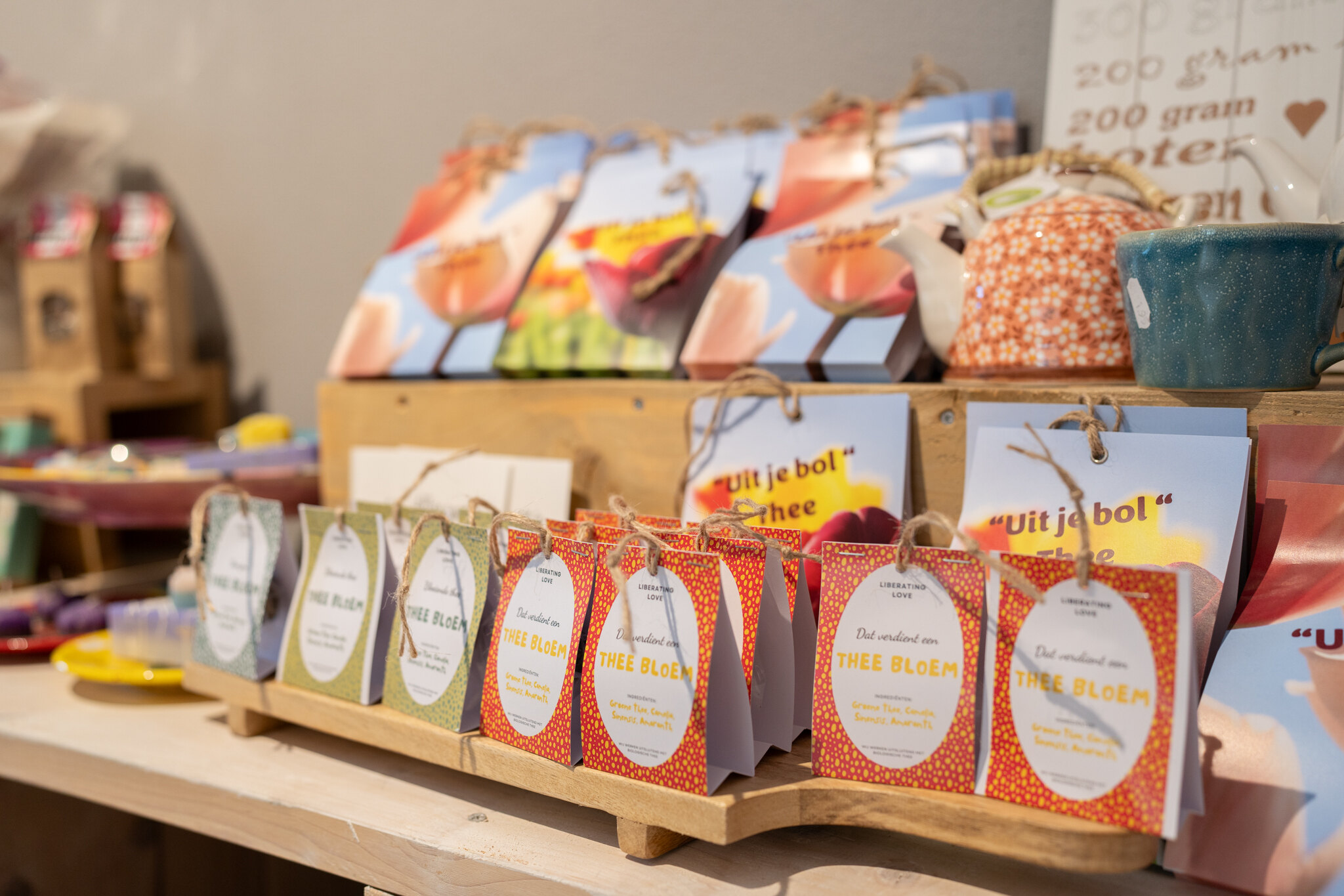 Thee met etiket in huisstijl – giftbox op maat